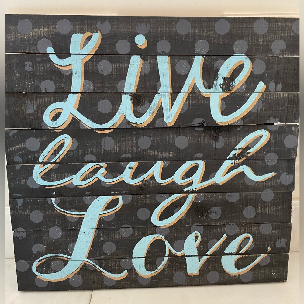 Live laugh love - wall art